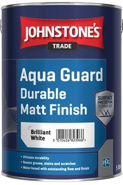 Johnstones Trade Aqua Guard Matt Brilliant White 2.5 Litre