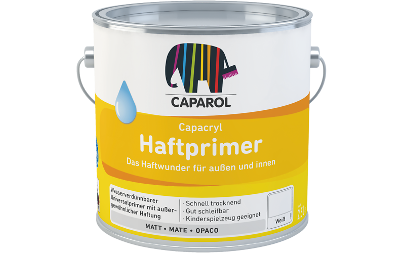 Caparol Haftprimer High Opacity Adhesion Primer White All Sizes