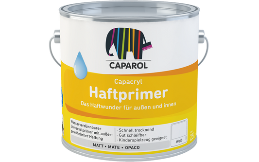 Caparol Haftprimer High Opacity Adhesion Primer White All Sizes