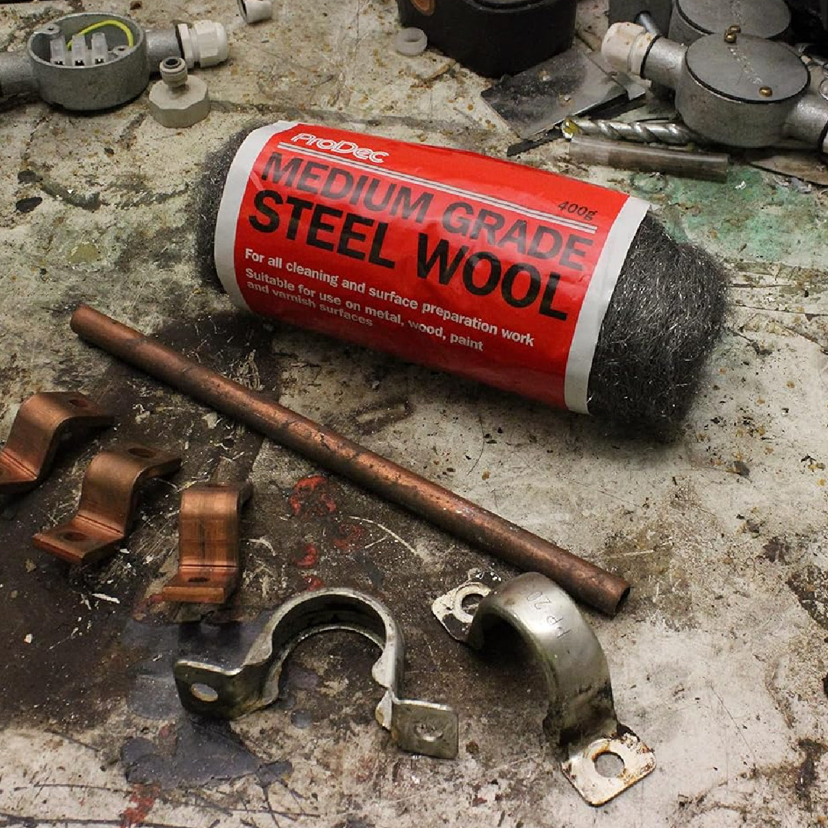 Prodec 400g Steel Wool - Medium