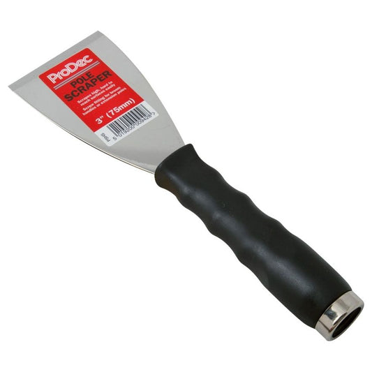 Prodec 3" Straight Pole Scraper with Extension Pole Screw Fitting