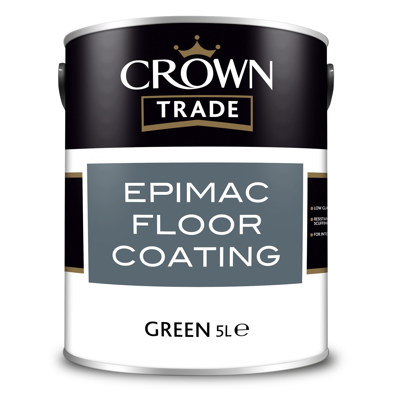 Crown Trade Spill-Resistant Epimac Floor Coating - Green - 5 Litre