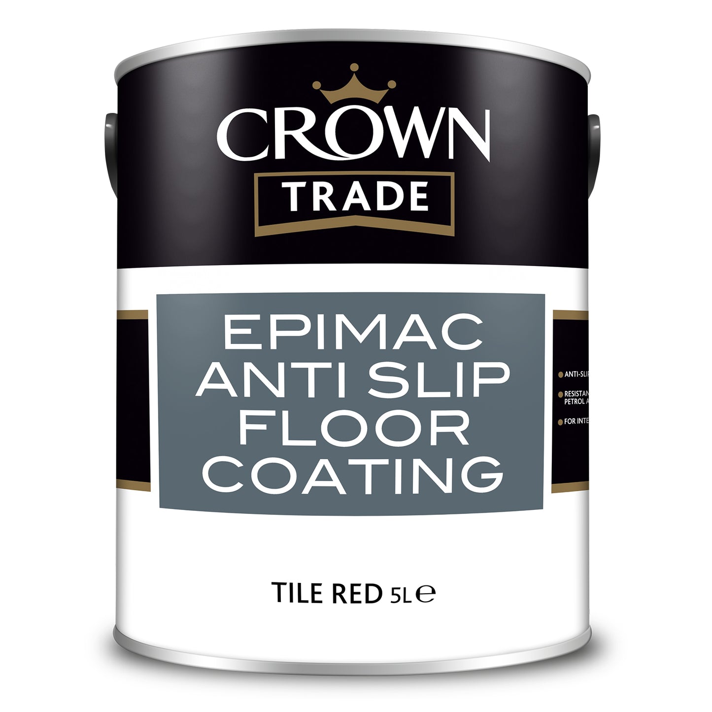 Crown Trade Epimac Anti Slip Floor Coating - Tile Red - 5 Litre