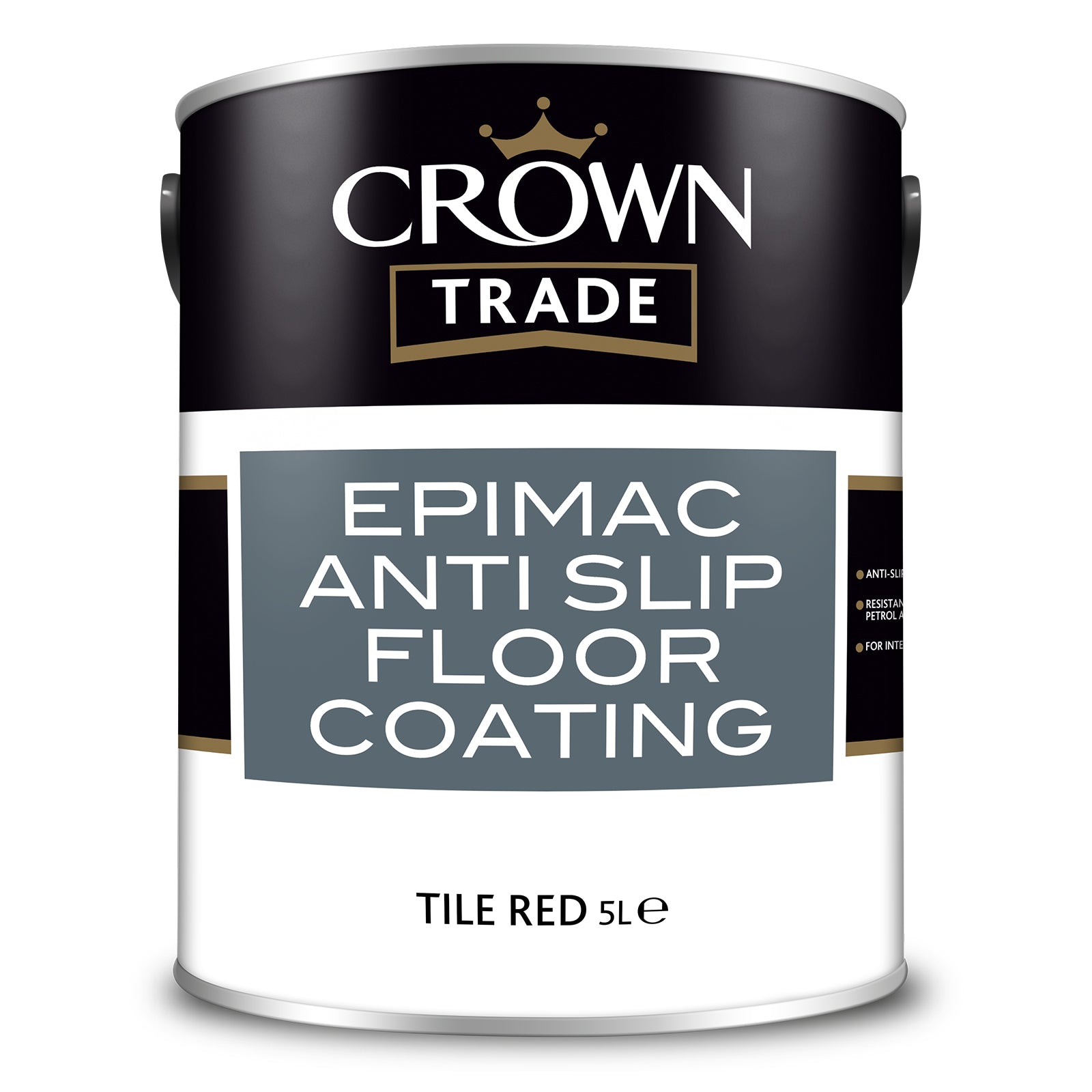 Crown Trade Epimac Anti Slip Floor Coating - Tile Red - 5 Litre