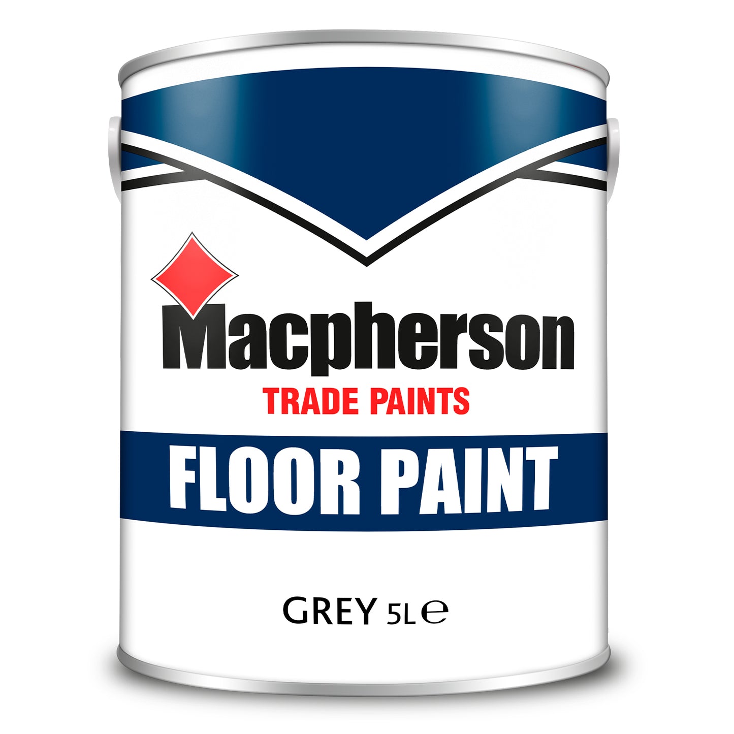 Macpherson Hardwearing Floor Paint - Grey - 5 Litre