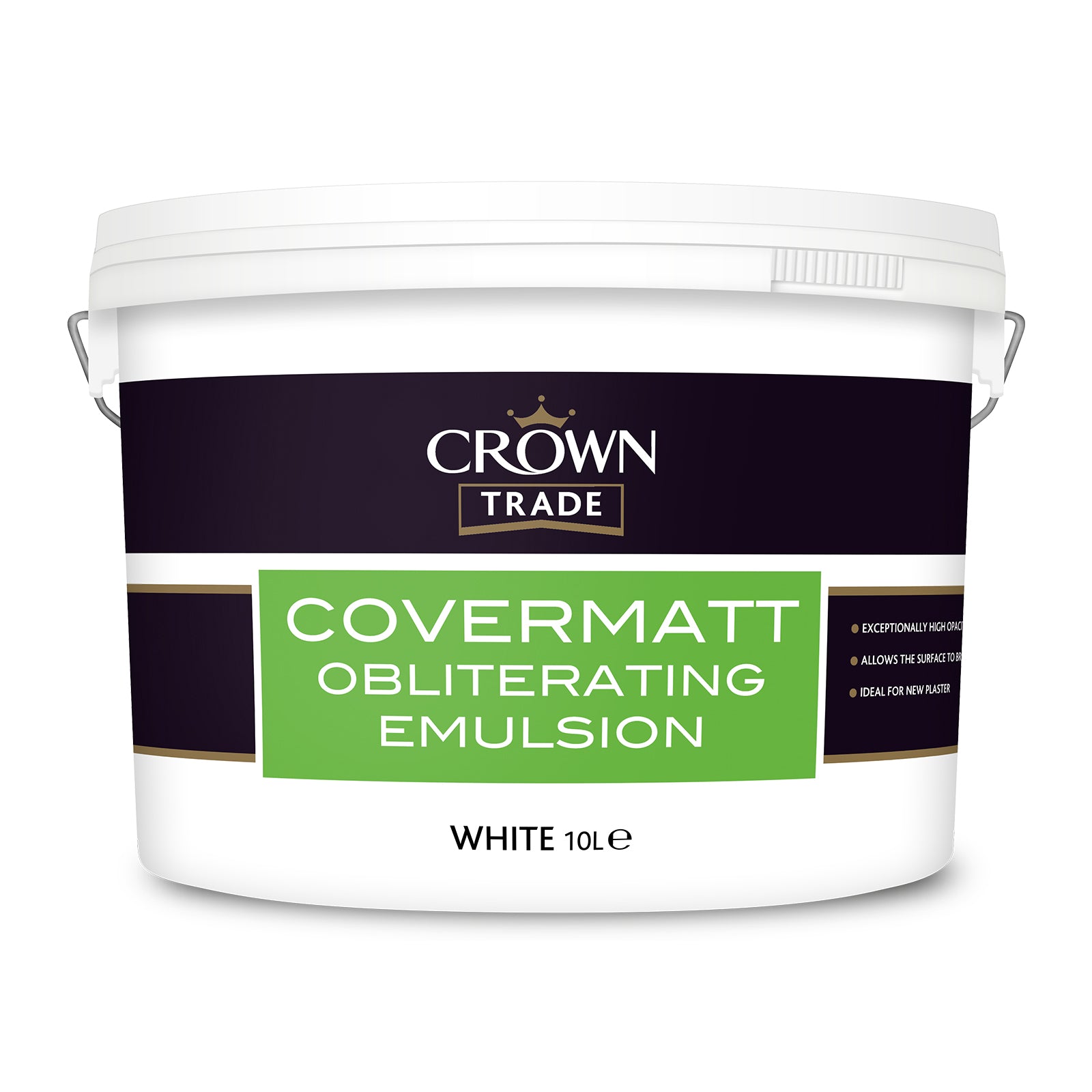 Crown Trade Covermatt Obliterating Emulsion Paint - White