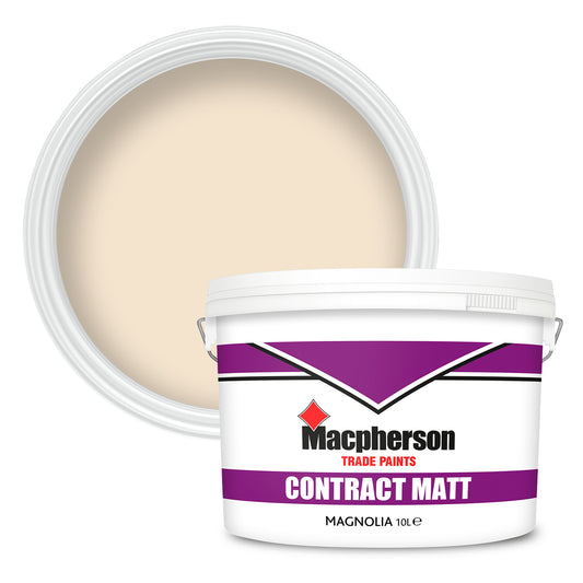 Macpherson Contract Matt Obliterating Emulsion - Magnolia - 10 Litre