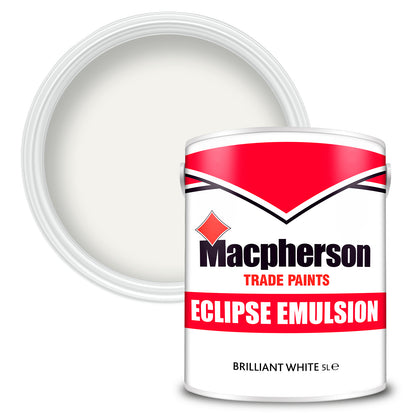 Macpherson Eclipse Emulsion Matt Paint - Brilliant White