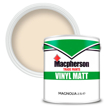 Macpherson Tough and Durable Vinyl Matt Paint - Magnolia