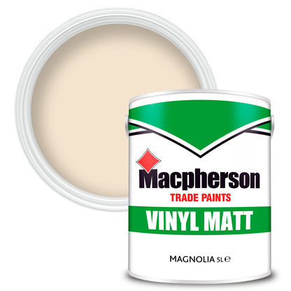 Macpherson Tough and Durable Vinyl Matt Paint - Magnolia