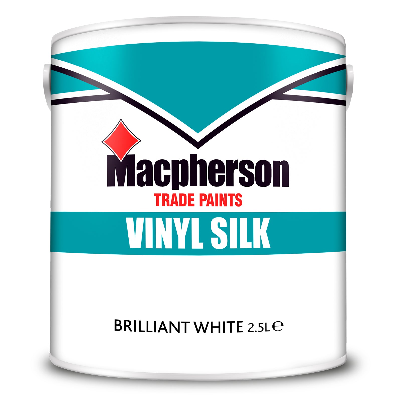 Macpherson Tough and Washable Vinyl Silk Paint - Brilliant White