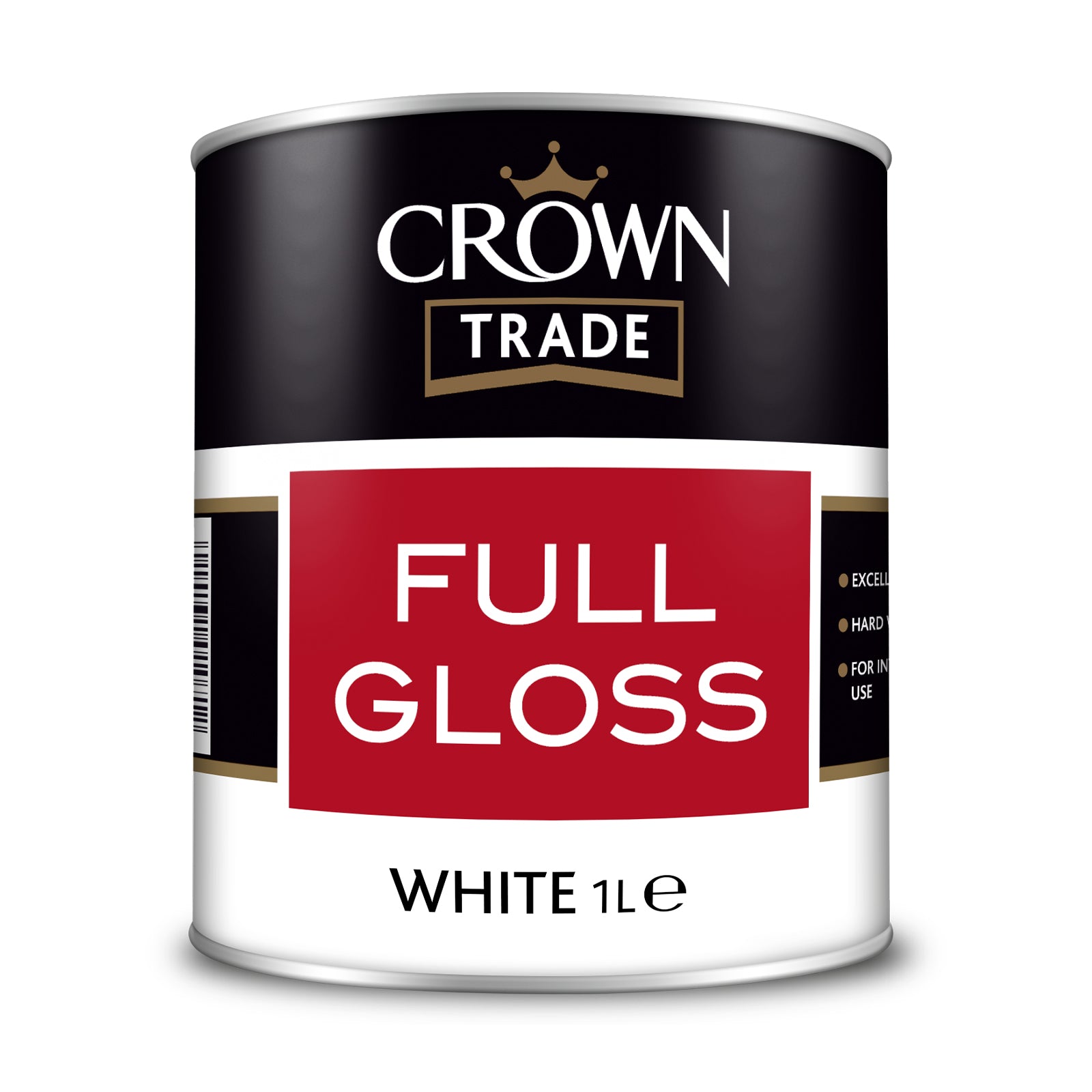 Crown Trade Full Gloss Extreme Hardwearing Paint - White