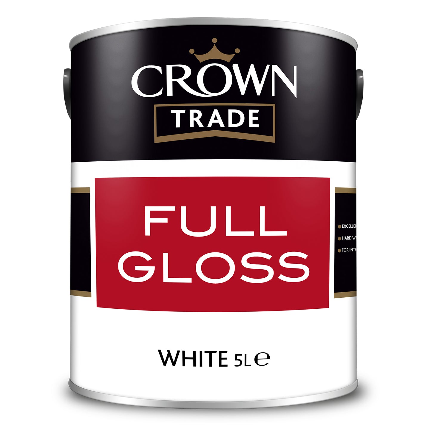 Crown Trade Full Gloss Extreme Hardwearing Paint - White