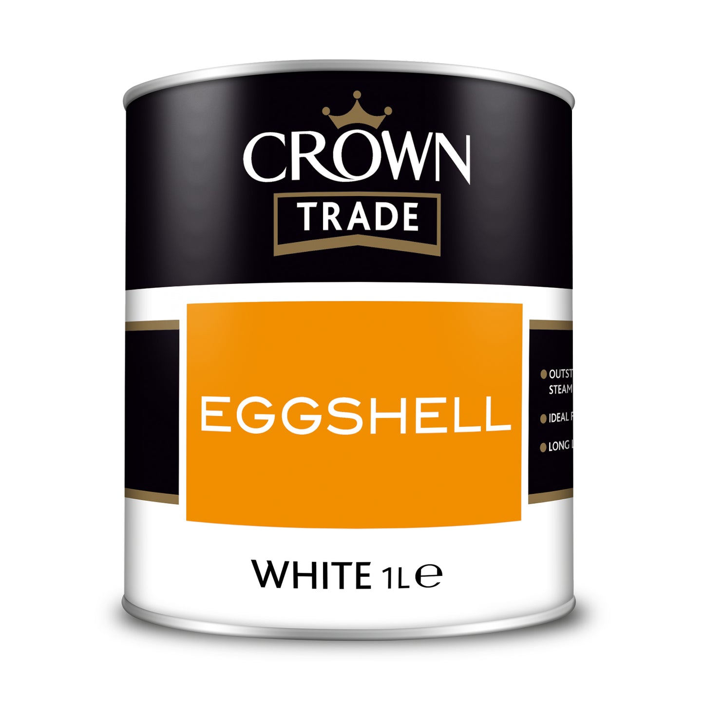 Crown Trade Washable Eggshell Paint - White