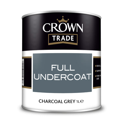 Crown Trade High-Quality Full Undercoat - Charcoal Grey