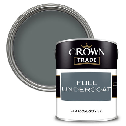 Crown Trade High-Quality Full Undercoat - Charcoal Grey