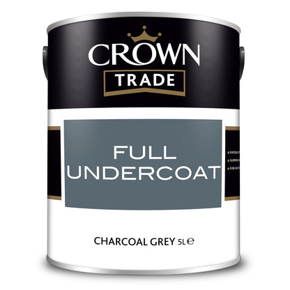 Crown Trade High-Quality Full Undercoat - Charcoal Grey