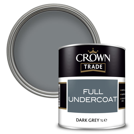 Crown Trade High-Quality Full Undercoat - Dark Grey