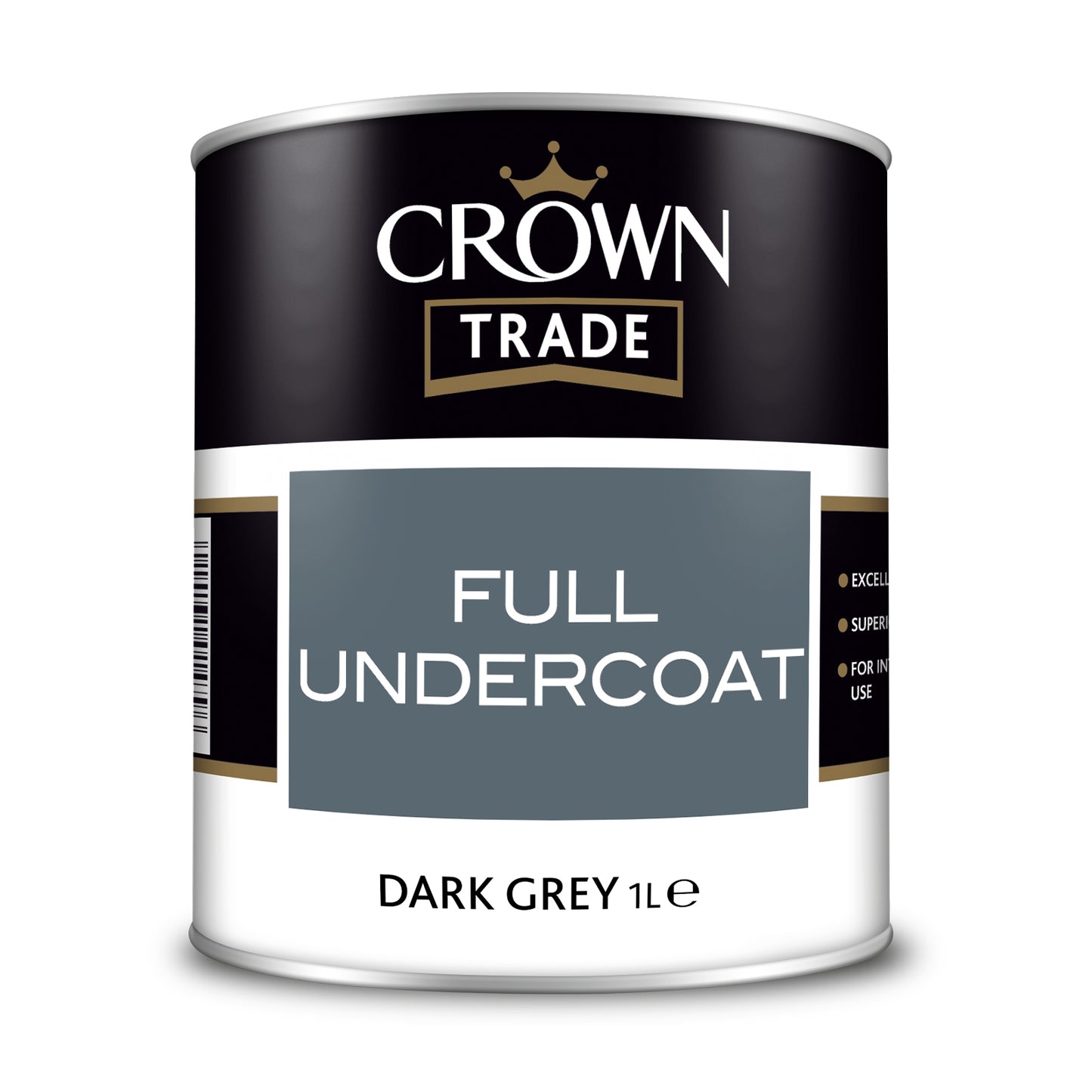 Crown Trade High-Quality Full Undercoat - Dark Grey