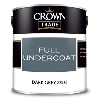 Crown Trade High-Quality Full Undercoat - Dark Grey