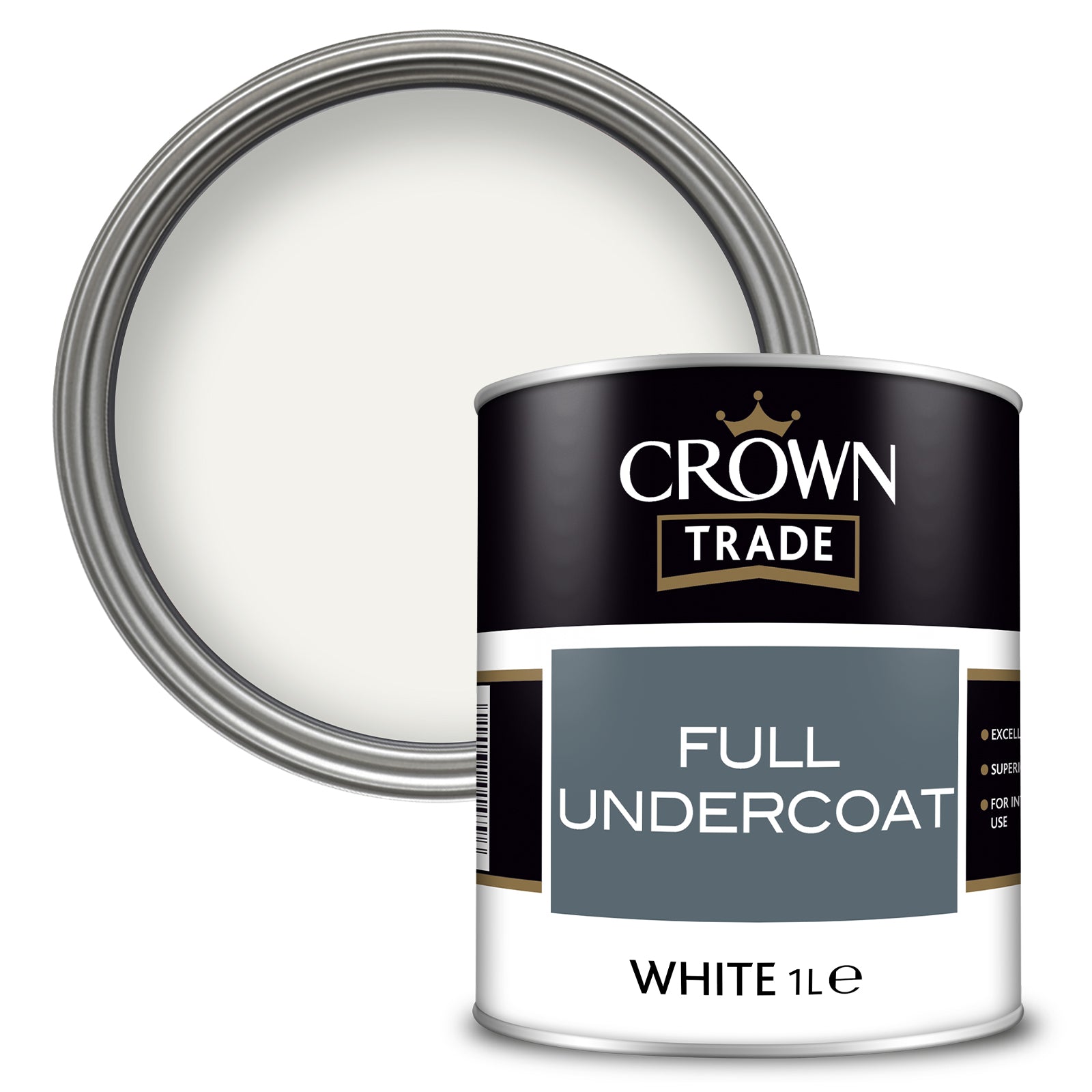 Crown Trade High-Quality Full Undercoat - White