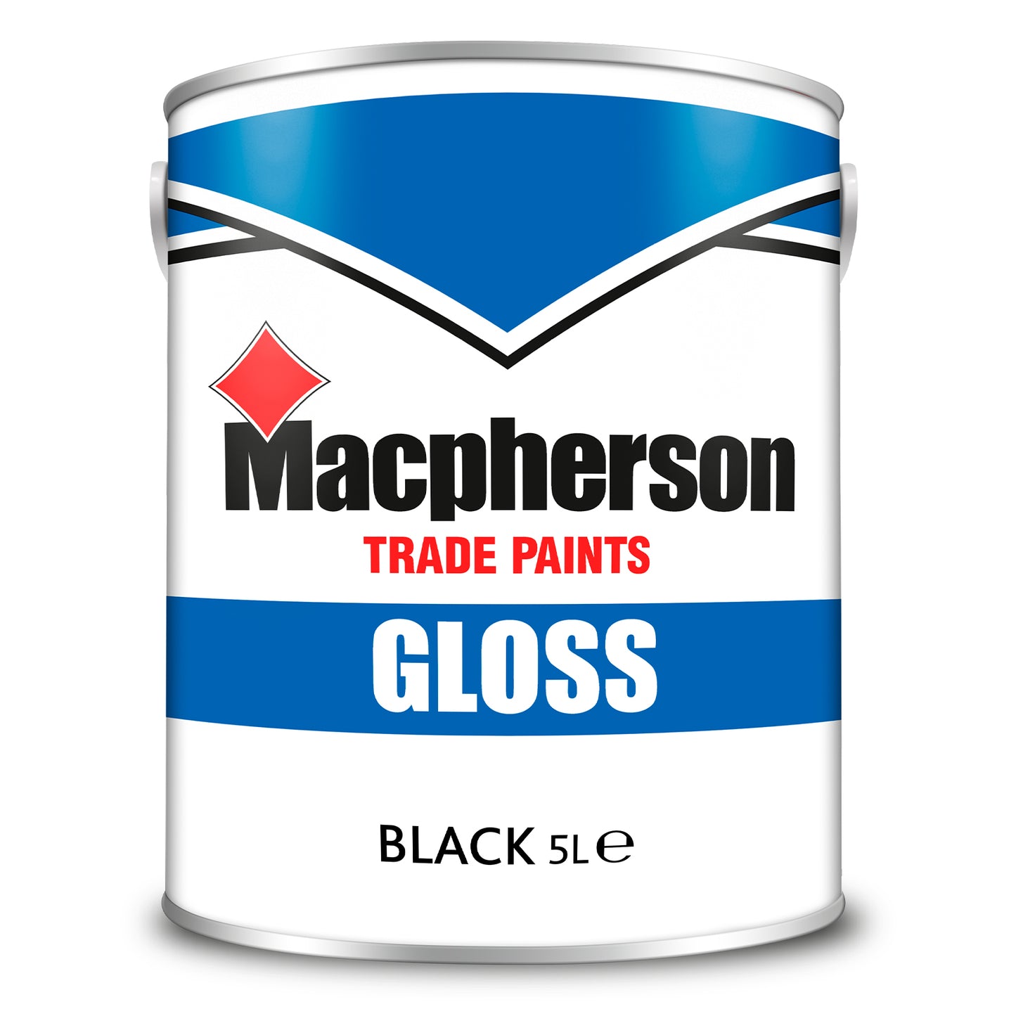 Macpherson Hardwearing High-Sheen Gloss Paint - Black