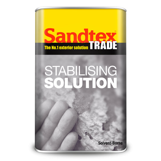 Sandtex Trade Solvent-Based Stabilising Solution - Clear - 5 Litre