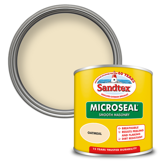 Sandtex 15 Year Weatherproof Exterior Wall Paint - Oatmeal