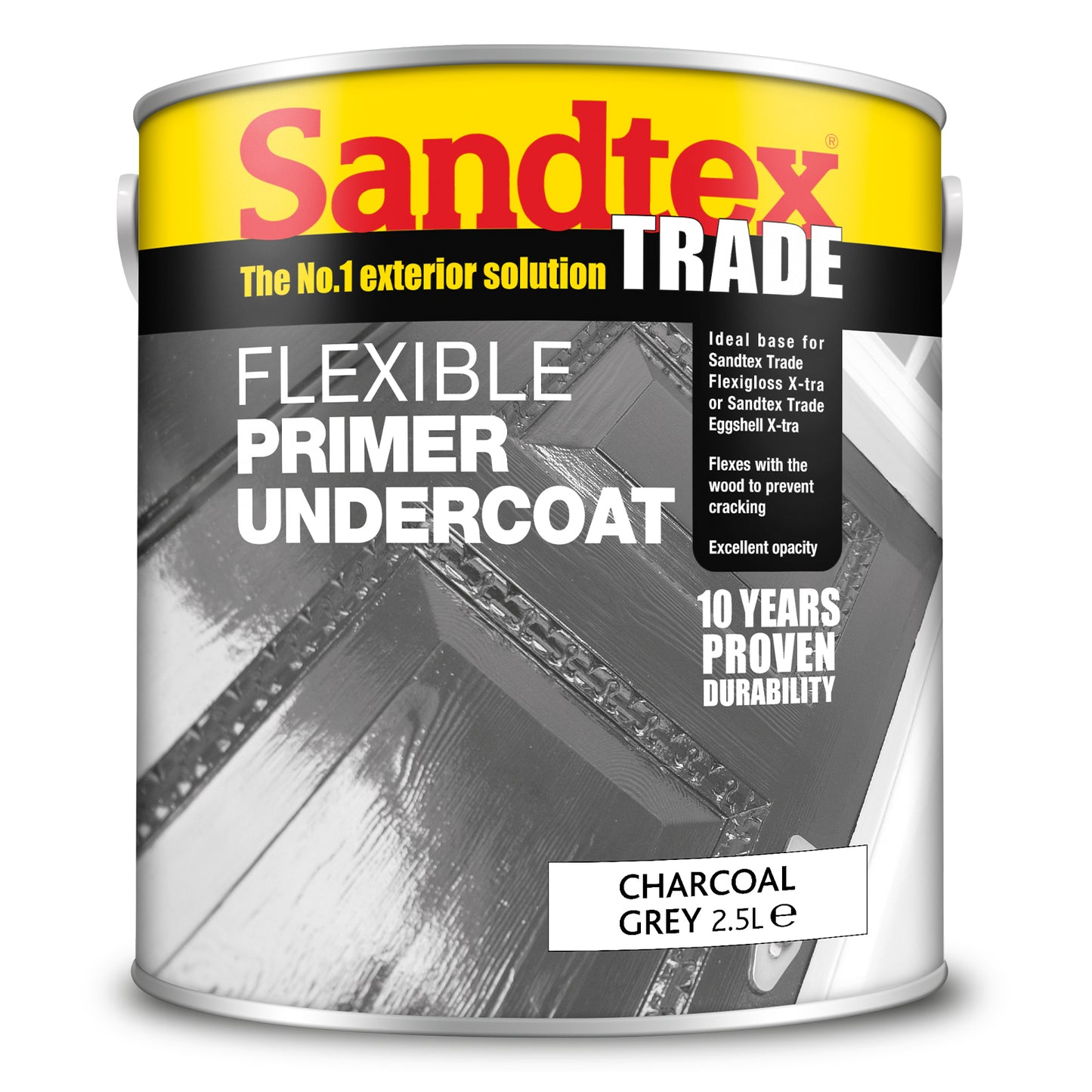 Sandtex Trade Flexible Primer Undercoat - Charcoal Grey