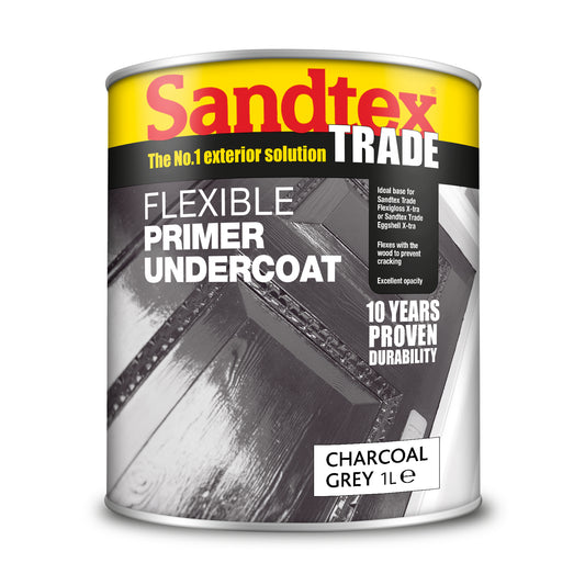 Sandtex Trade Flexible Primer Undercoat - Charcoal Grey