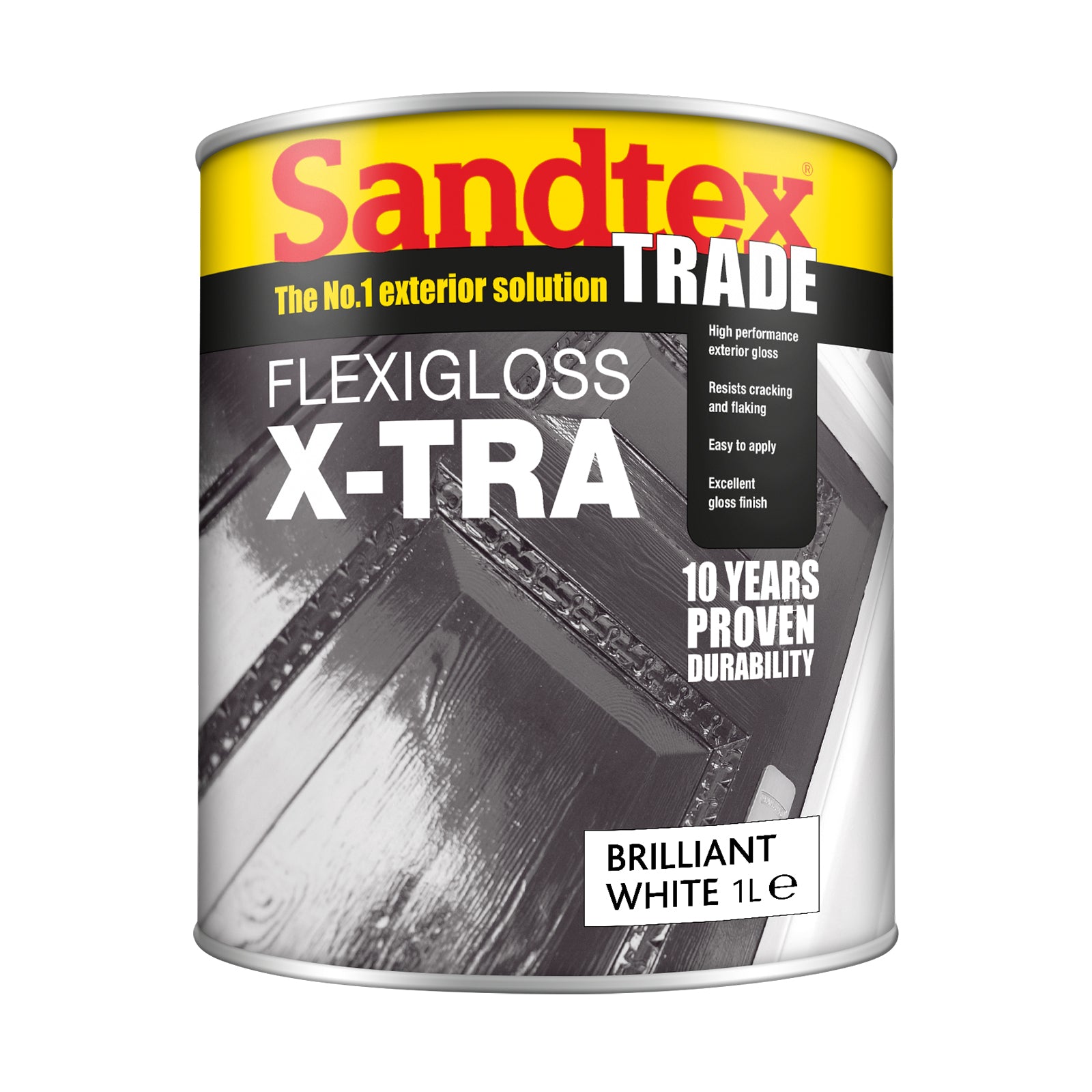 Sandtex Trade Flexigloss X-Tra Gloss Paint - Brilliant White