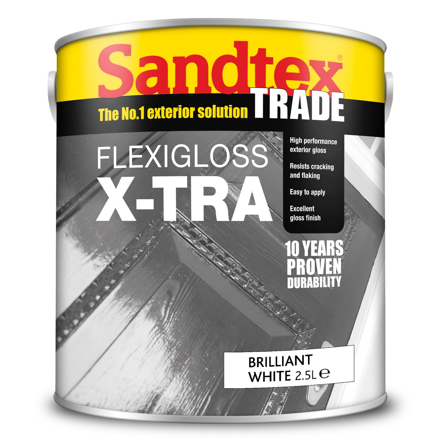 Sandtex Trade Flexigloss X-Tra Gloss Paint - Brilliant White