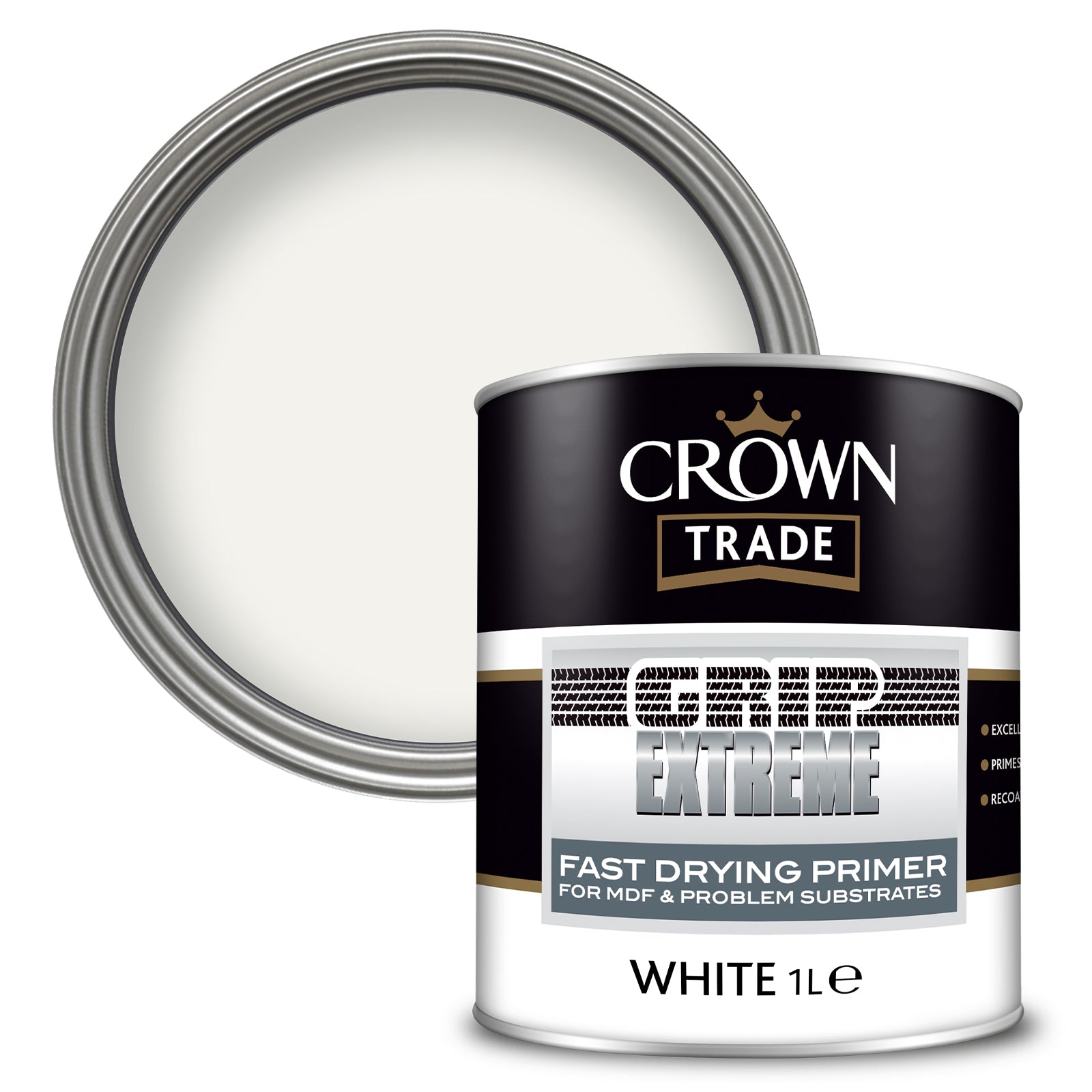 Crown Trade Grip Extreme Fast Drying Multi-Surface Primer - White