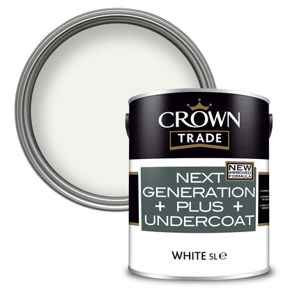 Crown Trade Next Generation Plus Undercoat - White