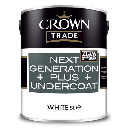 Crown Trade Next Generation Plus Undercoat - White