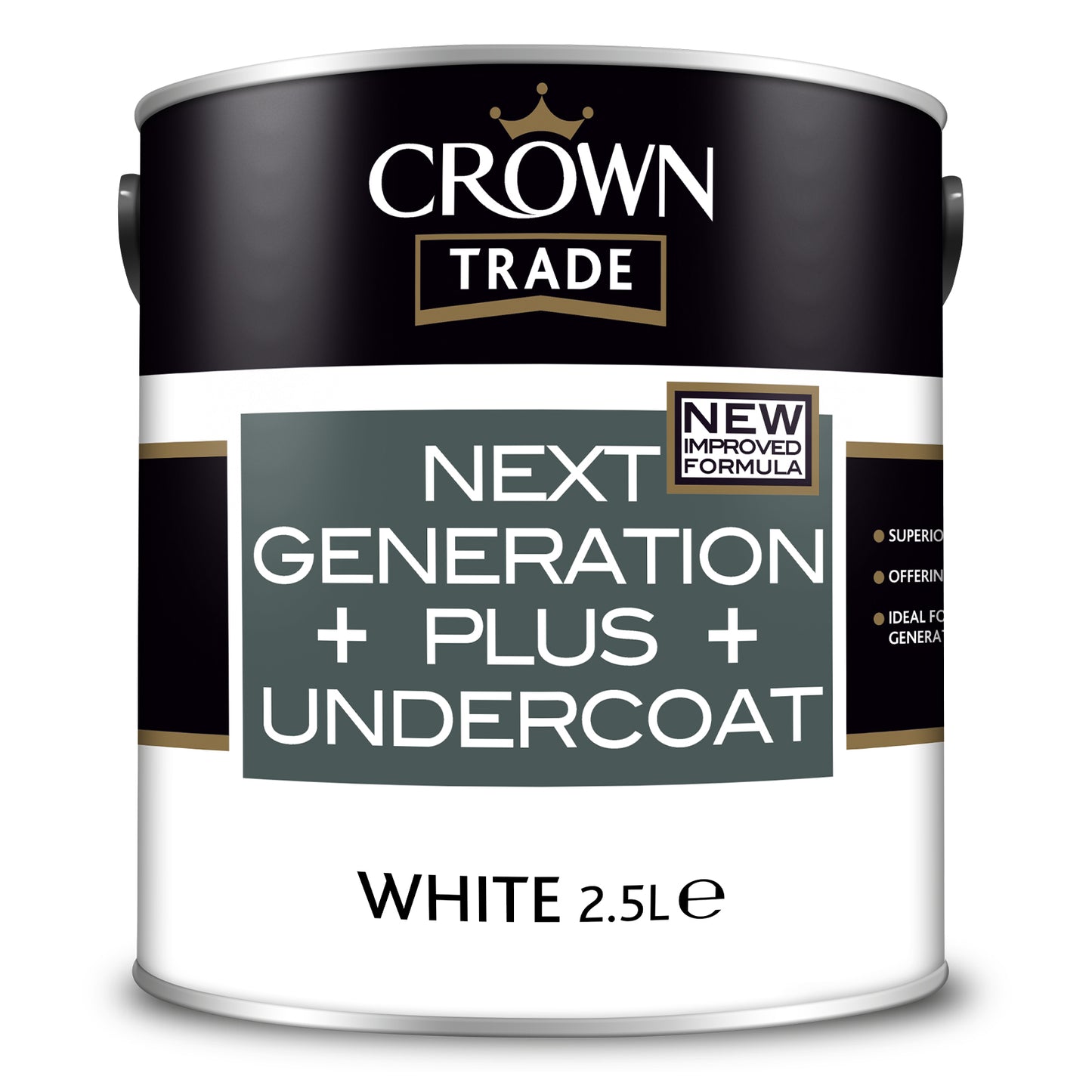 Crown Trade Next Generation Plus Undercoat - White