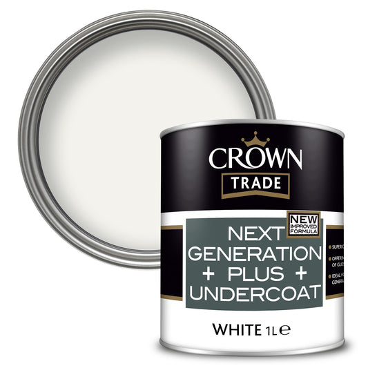 Crown Trade Next Generation Plus Undercoat - White