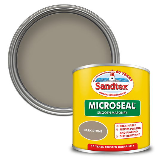 Sandtex 15 Year Weatherproof Exterior Wall Paint - Dark Stone