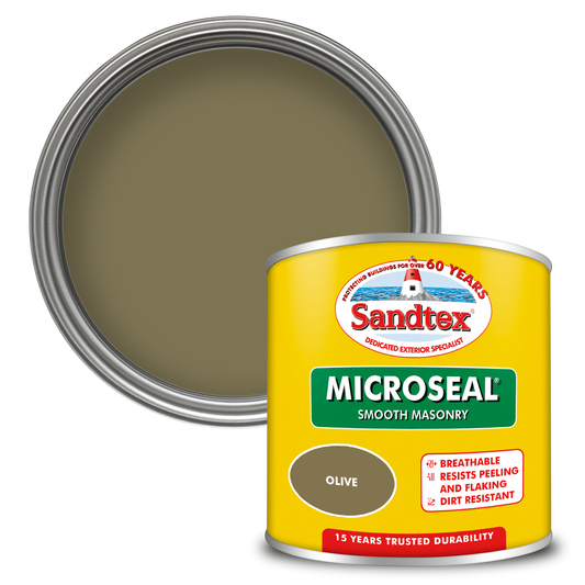 Sandtex 15 Year Weatherproof Exterior Wall Paint - Olive