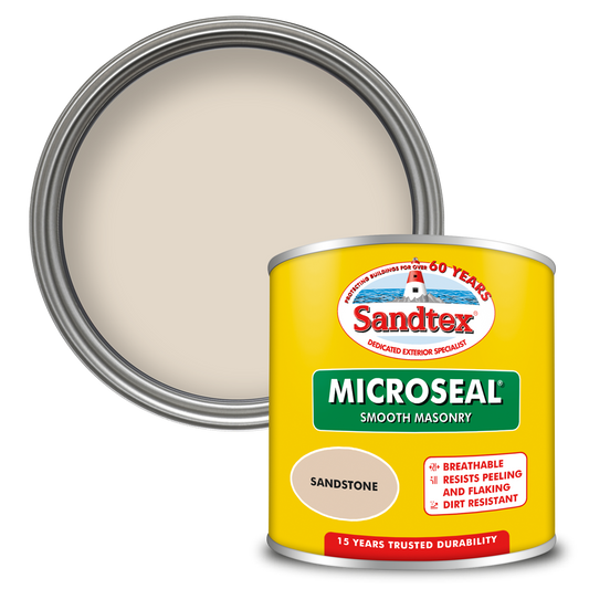 Sandtex 15 Year Weatherproof Exterior Wall Paint - Sandstone