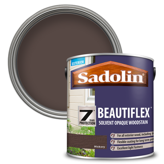 Sadolin Beautiflex - Opaque Exterior Wood Finish with 7 Year Protection - Hickory