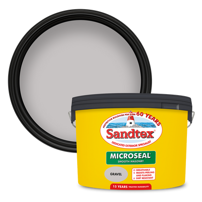 Sandtex 15 Year Weatherproof Exterior Wall Paint - Gravel