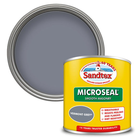 Sandtex 15 Year Weatherproof Exterior Wall Paint - Vermont Grey