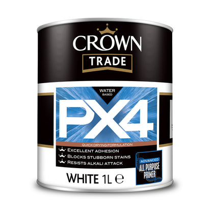 Crown Trade PX4 All Purpose Quick-Drying Primer - White