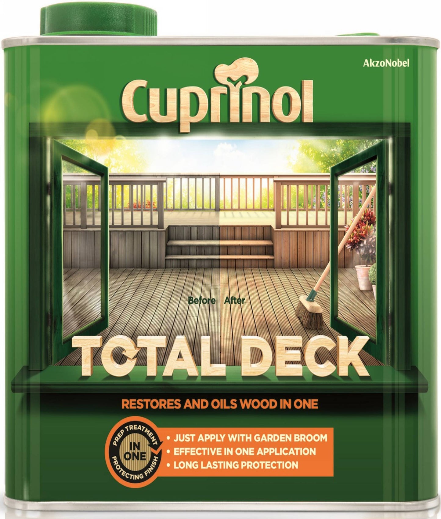 Cuprinol Total Deck Clear - 2.5 Litre