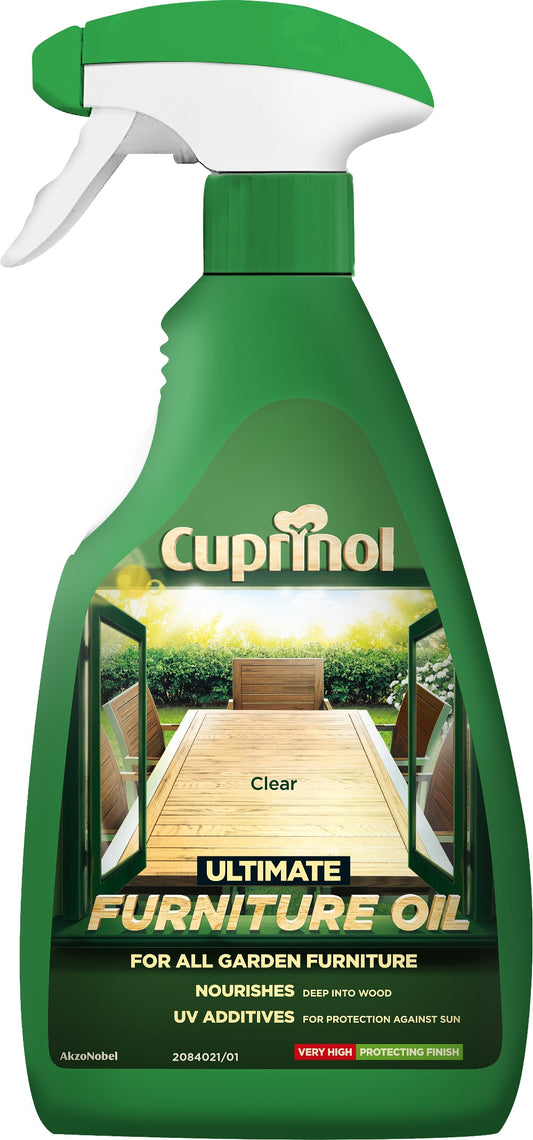 Cuprinol Ultimate Furniture Oil Spray - Clear - 500ml