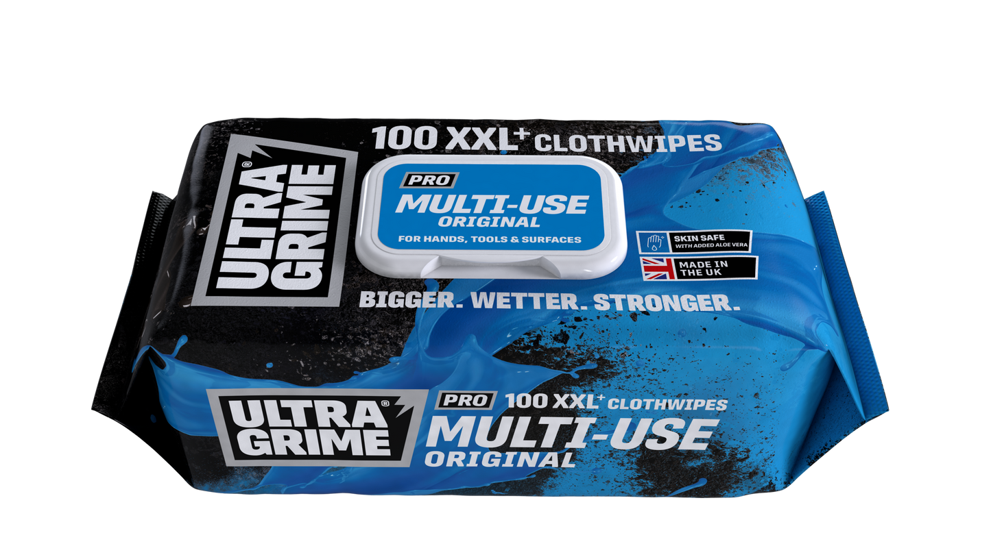 Ultra Grime Pro Multi-Use XXL Wipes 100 Pack