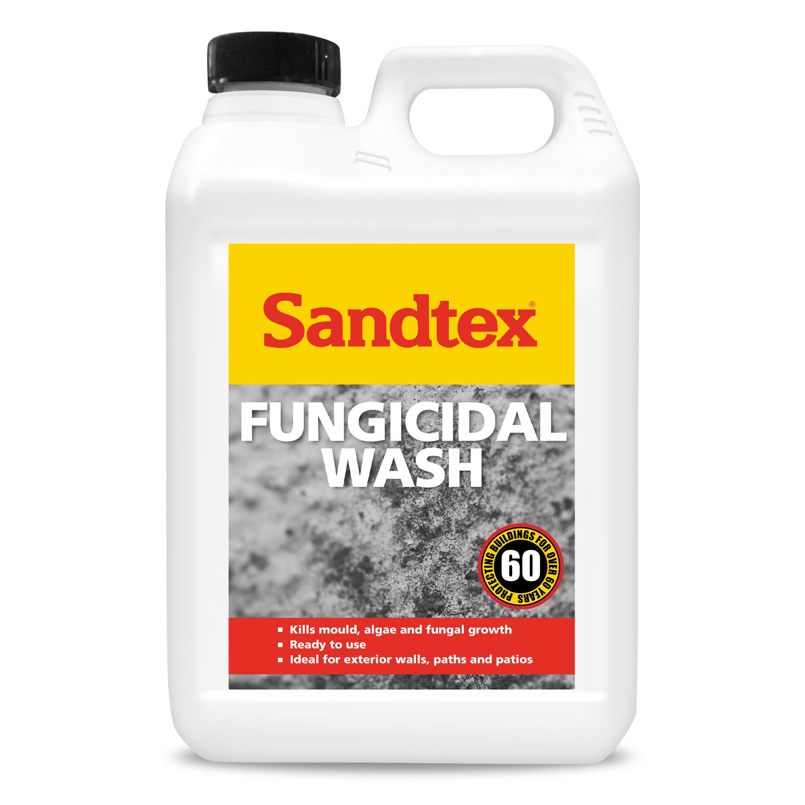 Sandtex Trade Fungicidal Wash - Clear - 5 Litre