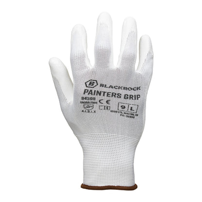 Blackrock Painter's Lightweight PU Gripper Glove - Polybag - Size 10