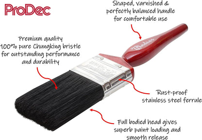 Prodec 6 Piece Windsor Pure Bristle Paint Brush Set